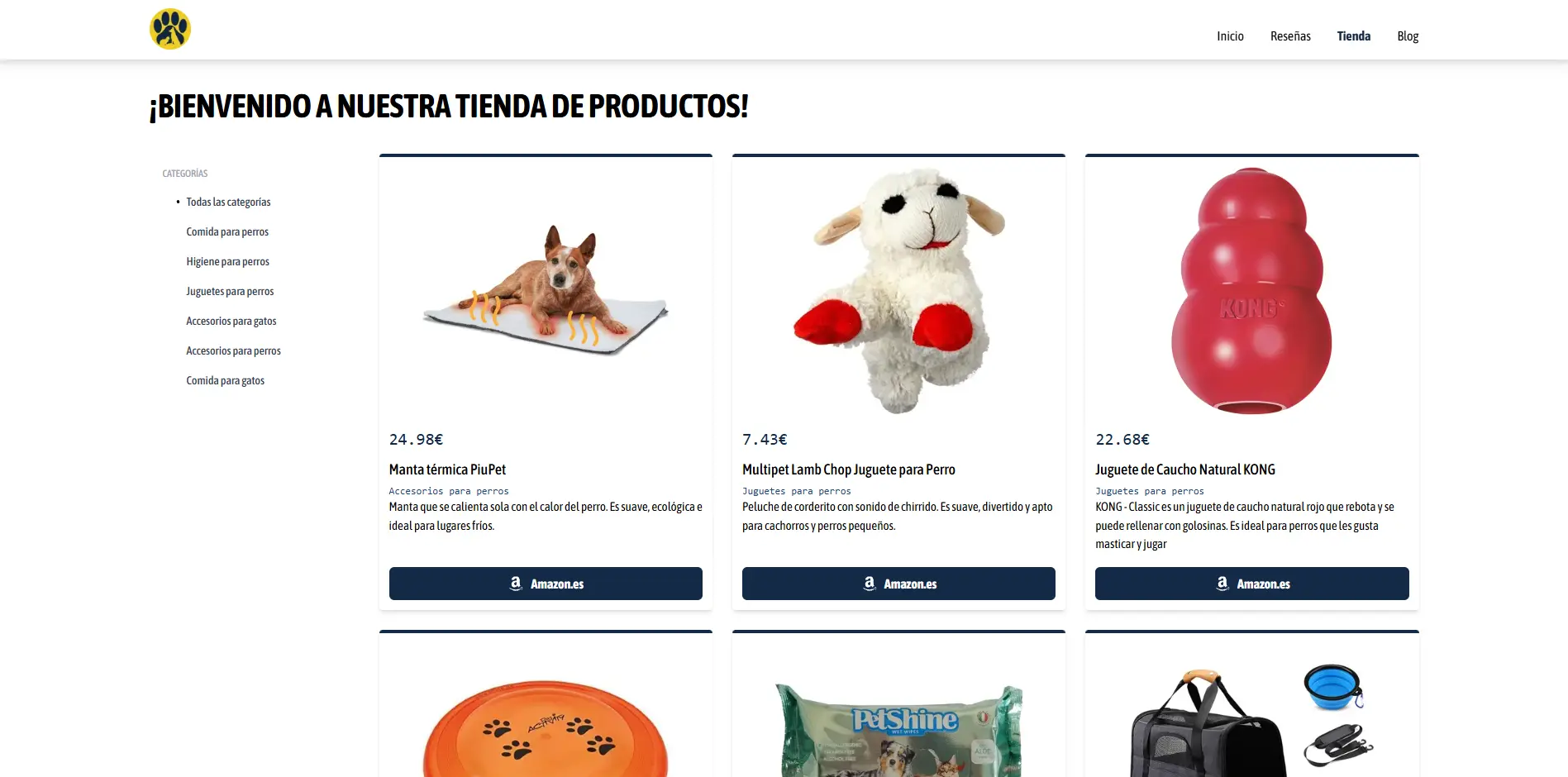 Amigos Peludos — Selección visual