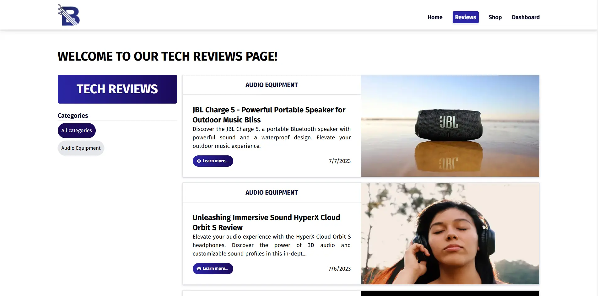 Byte Reviews — Selección visual
