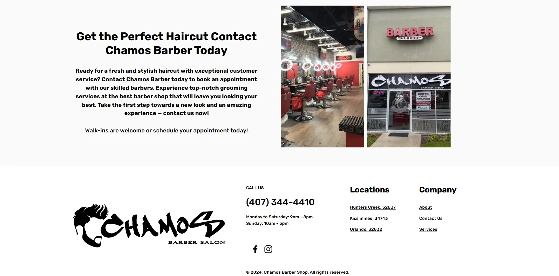 Chamos Barber — Selección visual