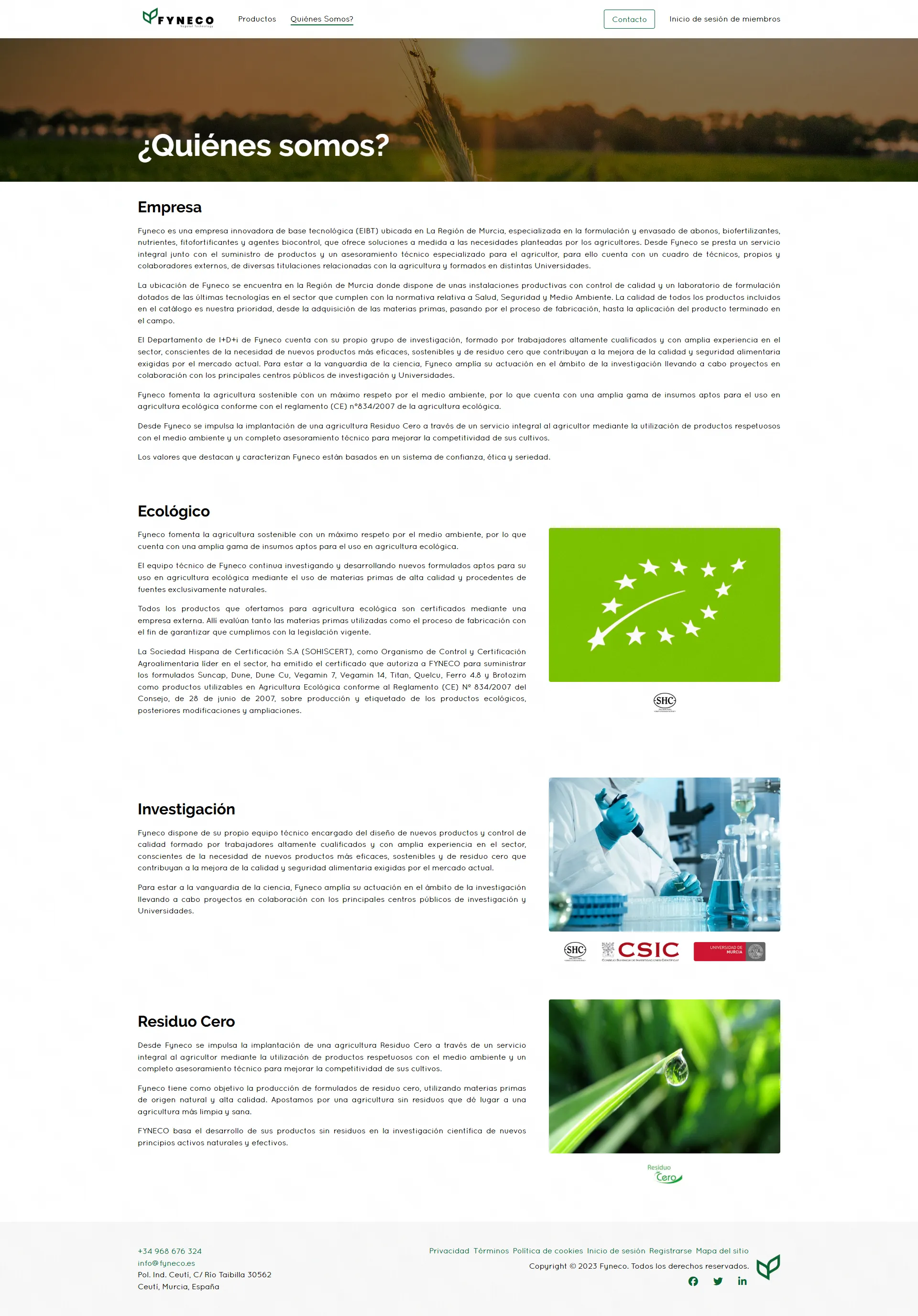 Fyneco — Selección visual